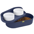Load image into Gallery viewer, Raised Dog Bowl Stand with Storage, Small to Large Dogs
